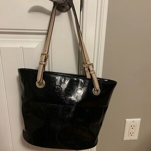 MICHAEL Michael Kors Black and Beige Tote